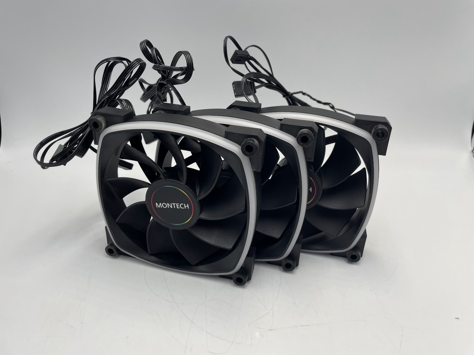 Montech AX120 Rifle Dynamic Bearing 120mm Case Fan - 3 Pack Black