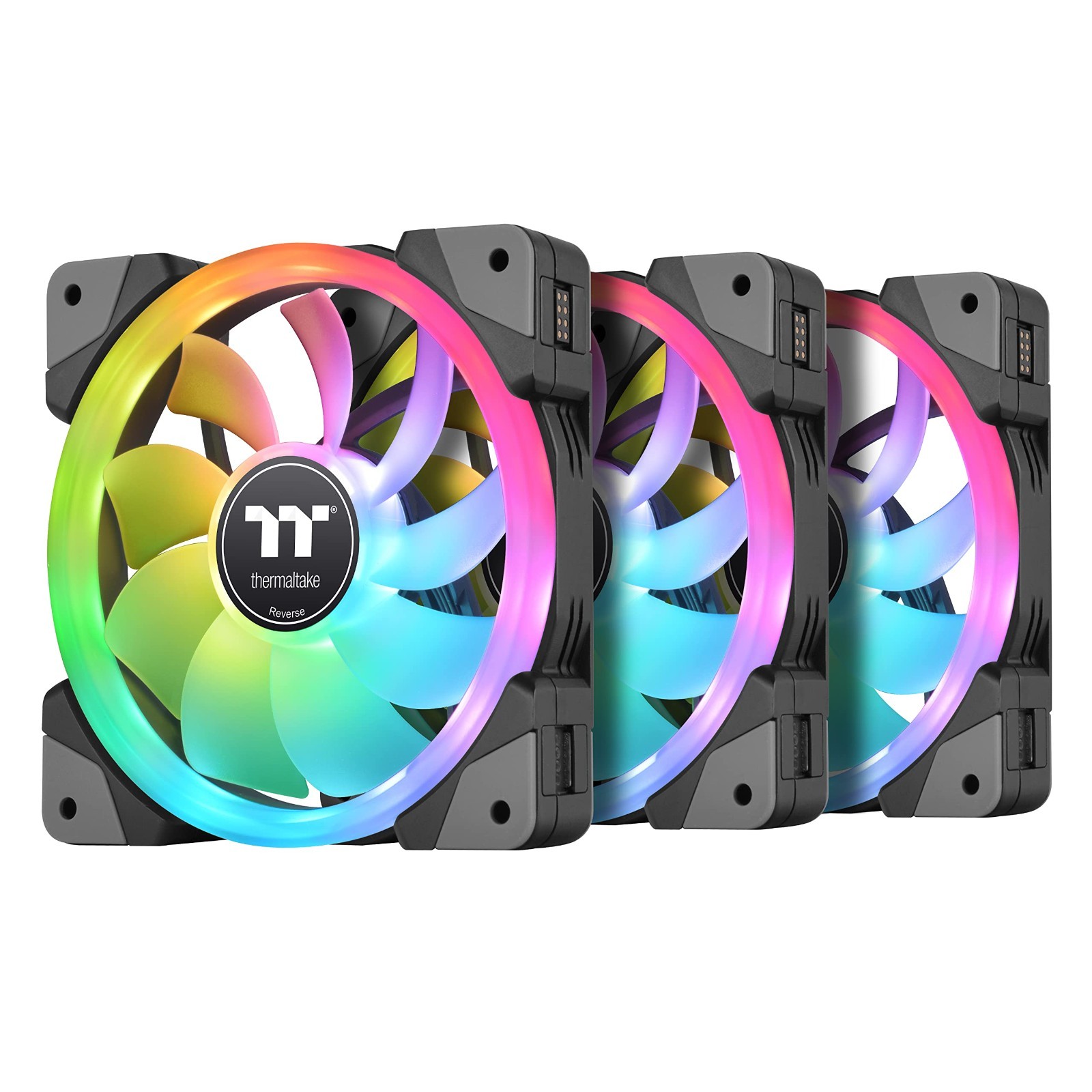 Thermaltake SWAFAN EX 12 CL-F143-PL12SW-A RGB PC Desktop 120mm Cooling Fan Black