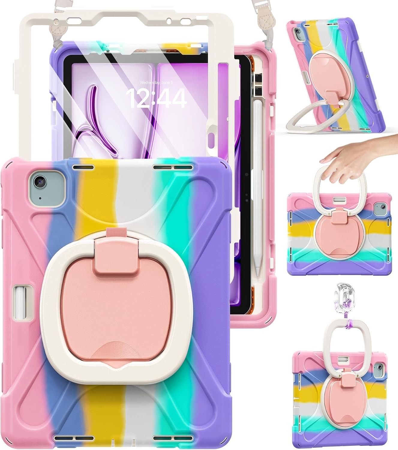 BRAECN for iPad Air 11 Inch Case M4 2026/M3 2025/M2 2024, iPad Air 10.9" 5th/4th
