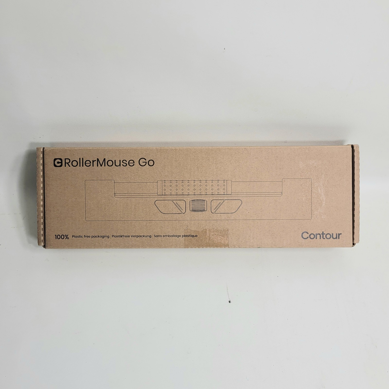 Contour RollerMouse Go Wireless Ergonomic Rollerbar Mouse Rechargeable 4000 DPI