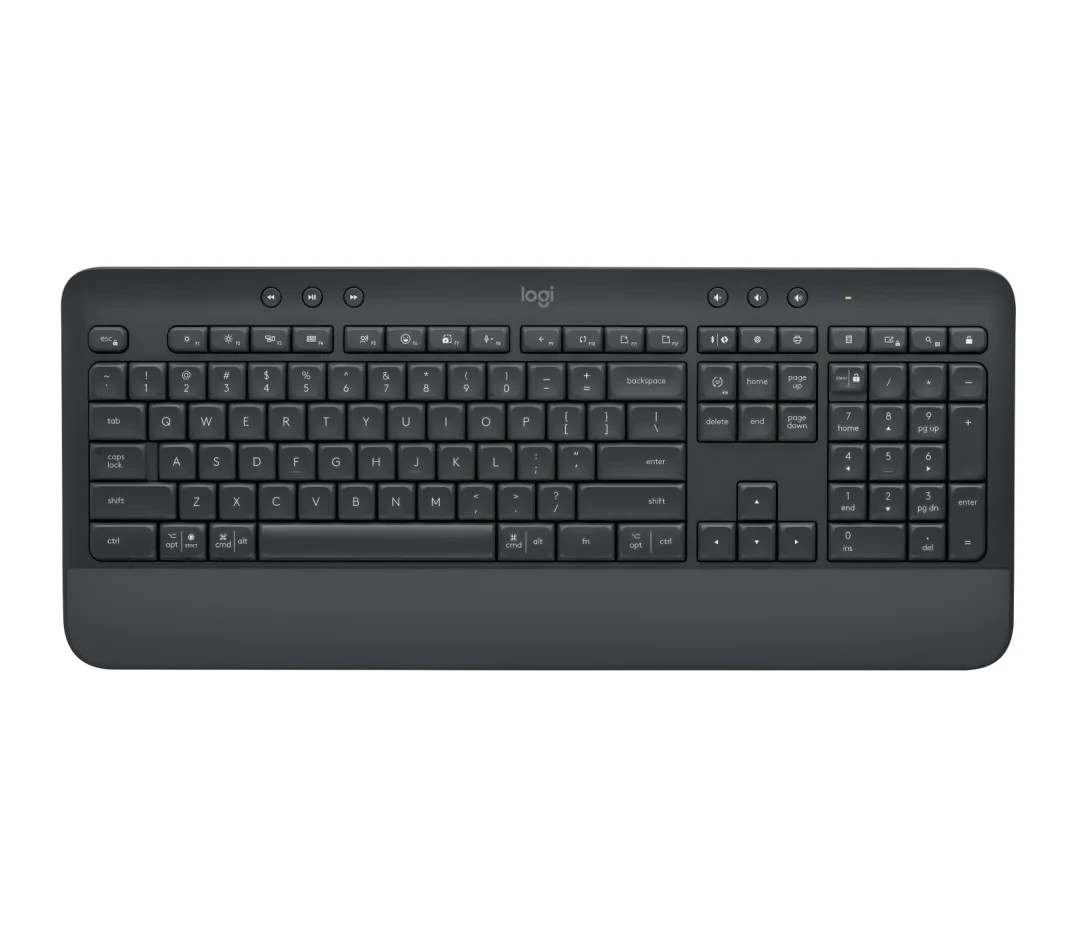 Teclado Inalámbrico de Tamaño Completo Logitech Signature K650 Comfort con Repos
