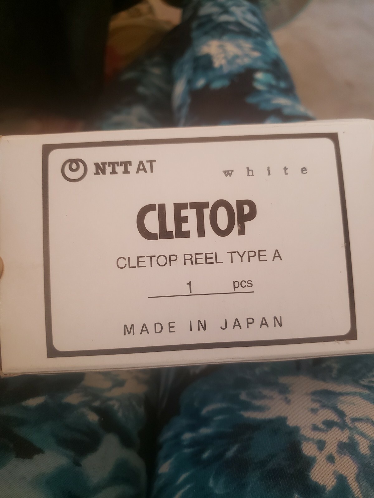 One New, NTT AT Cletop Optical Fiber Connector Cleaner Type A with White Tape