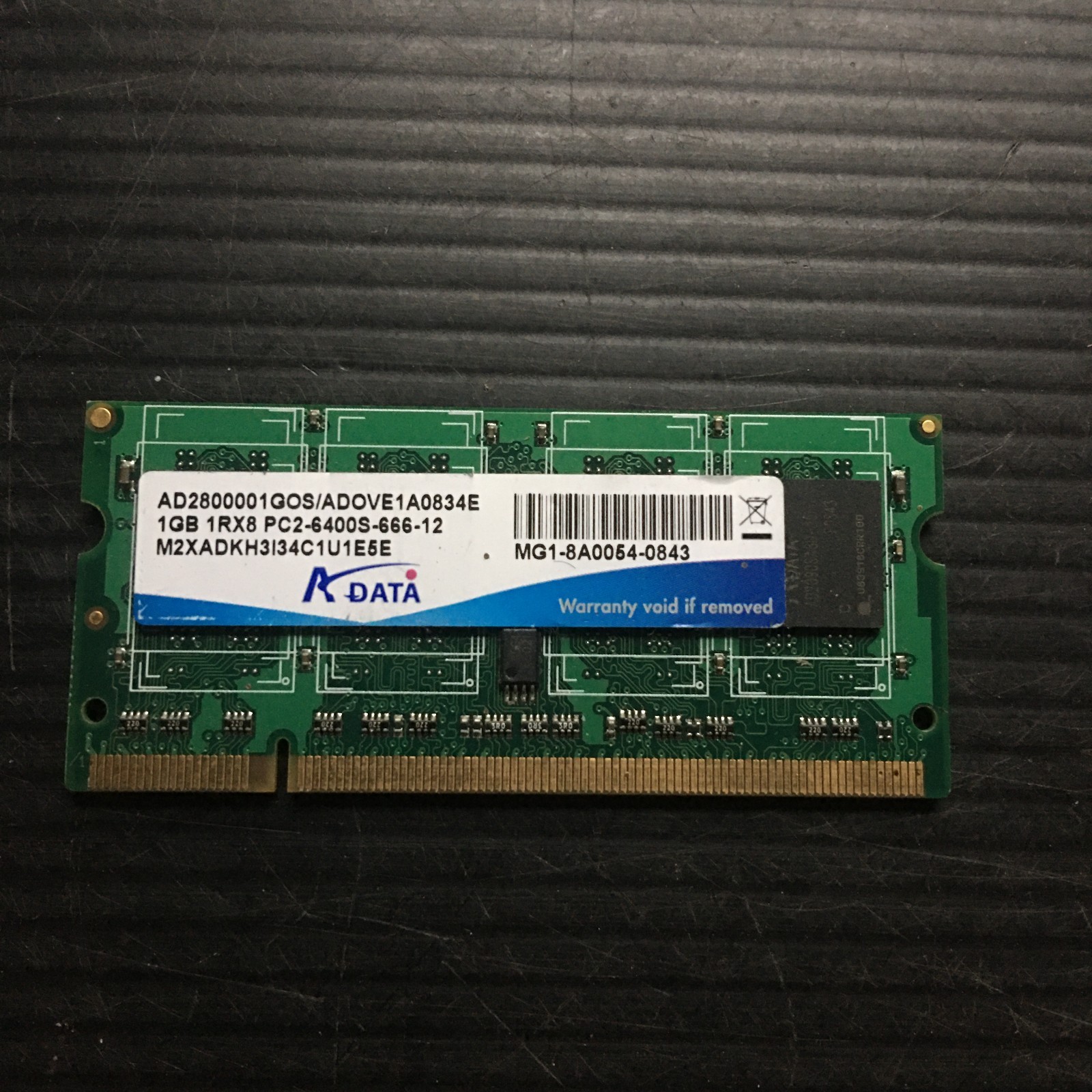 A-Data 1 GB 1Rx8 PC2-6400S-666-12 AD2800001QOS Laptop RAM Memory For HP Spare
