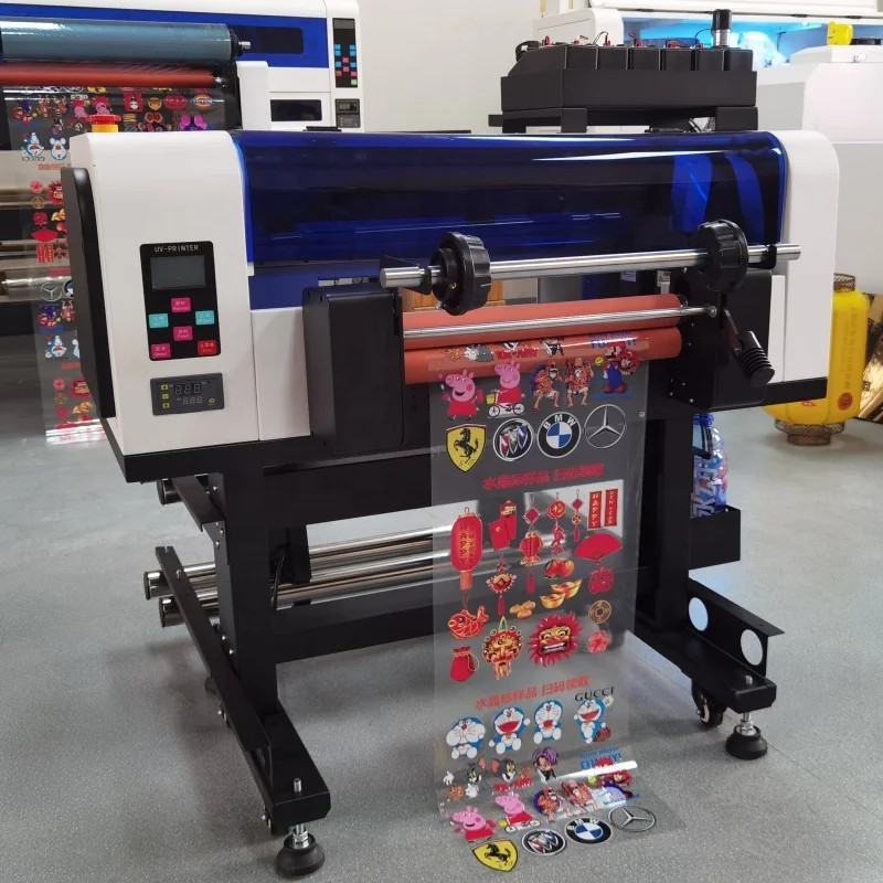 A3+ Double XP600 Head Crystal Label Uv Dtf Ink Jet Printer with for Paper Labels