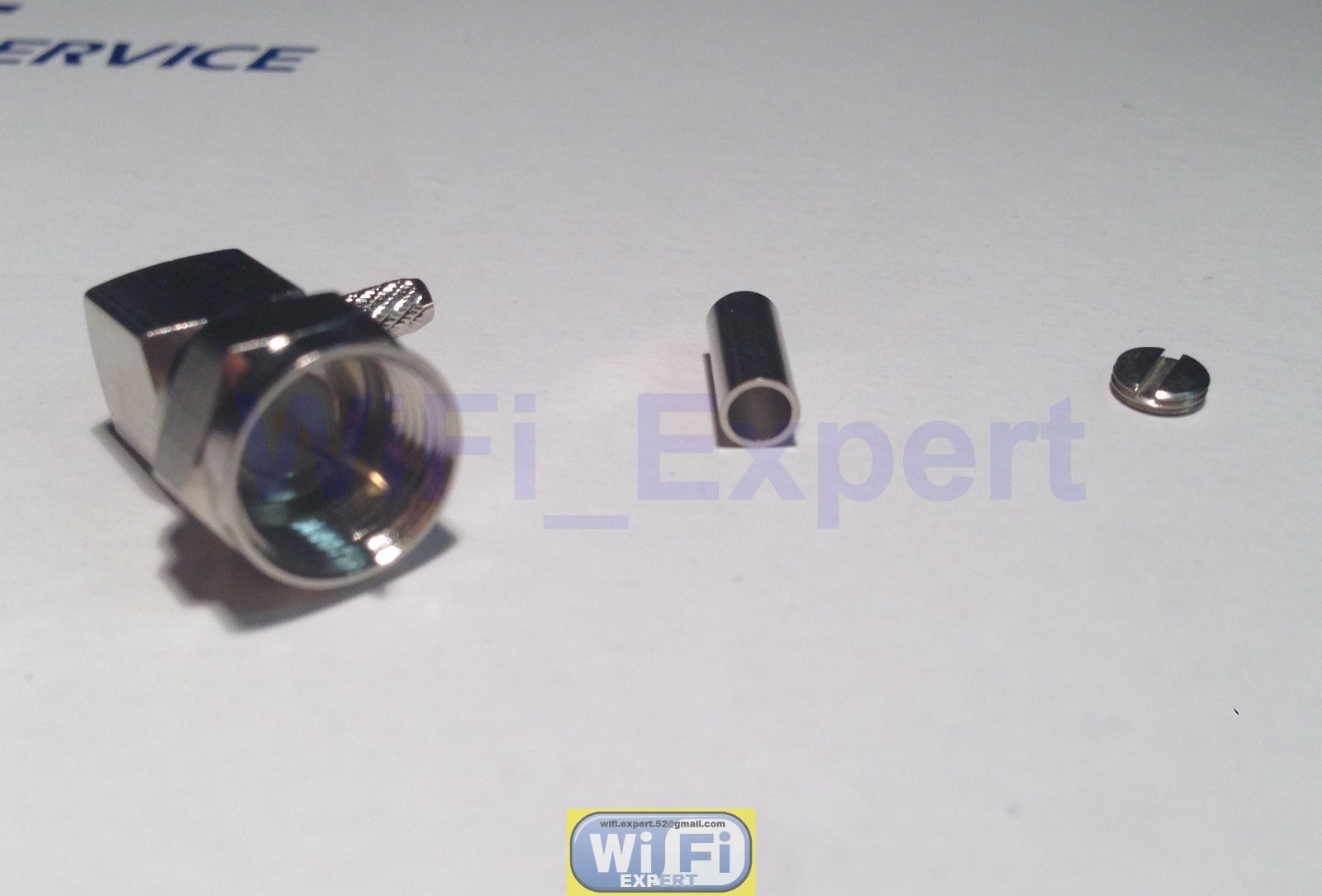 Right Angle F TV Male Crimp for RG174 RG179 RG316 RG188 Coax Cable RF Connector