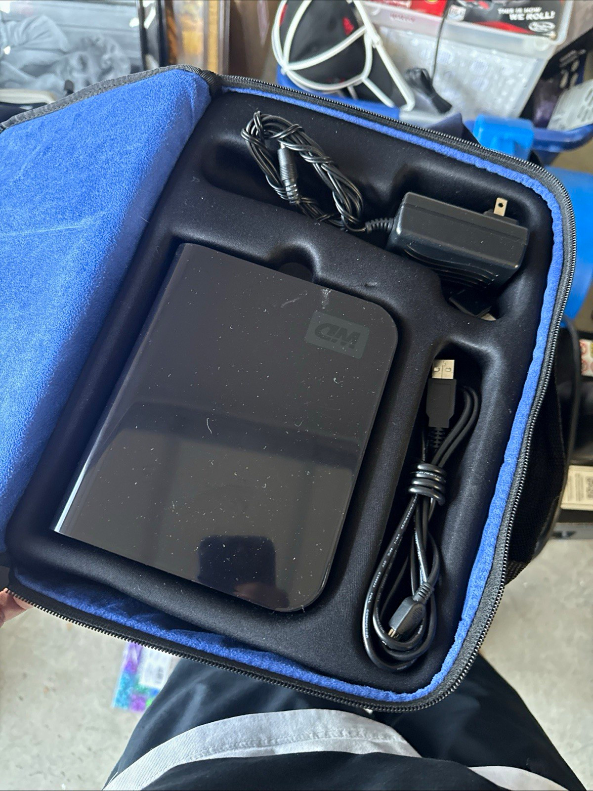 WD Black USB External Hard Drive with Carry Case, USB Cable & AC Adapter