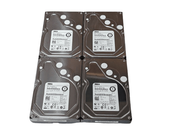 LOT OF 4 Dell 829T8 2TB SAS 7.2K 6Gbps 3.5