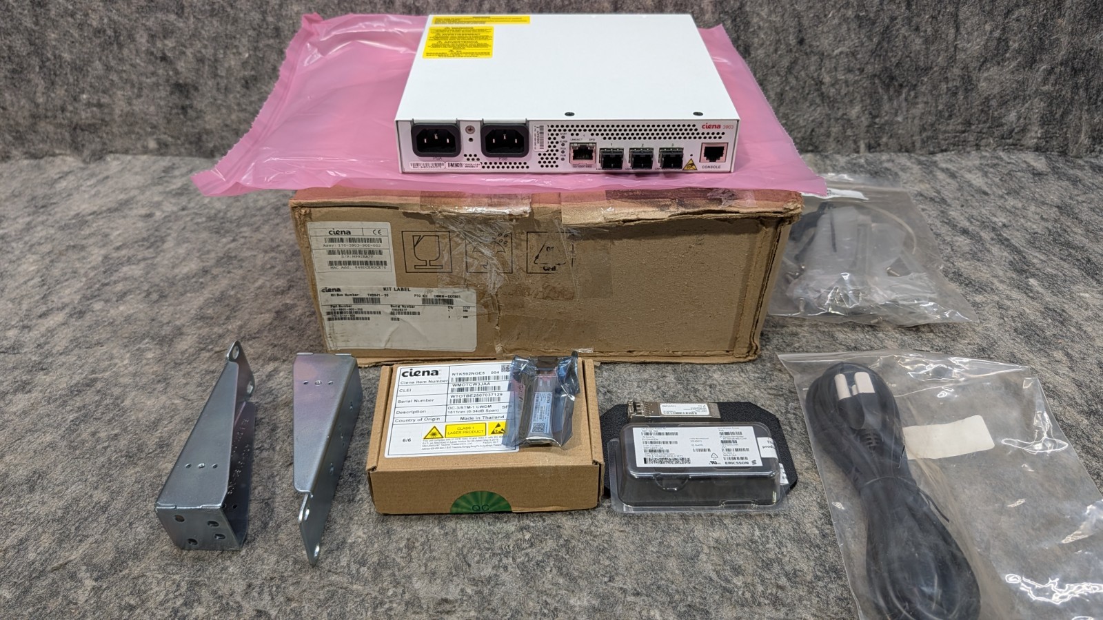 CIENA 3903 170-3903-900 Gigabit Ethernet Service Delivery Switch w/ SFP 🔥New🔥