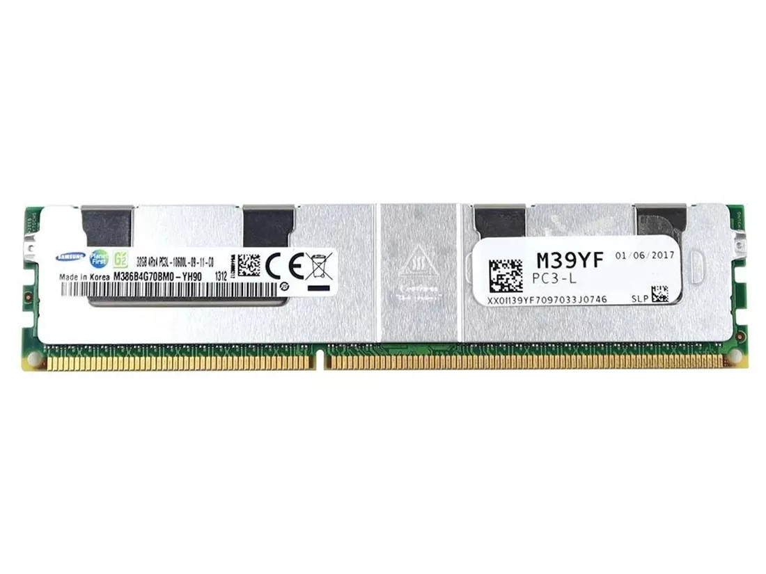 Samsung DDR3-1600, 32 GB, PC3-12800, 1600 MHz Memory (M386B4G70DM0-YK04)