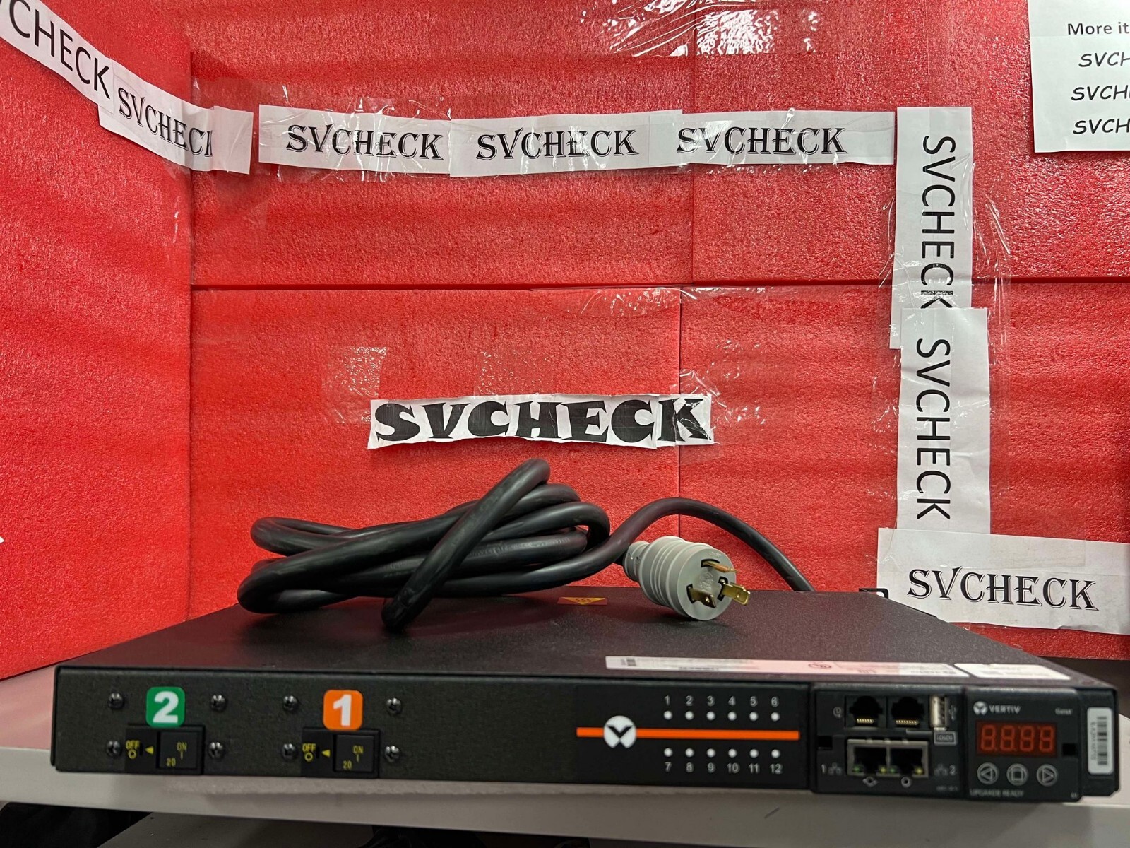 VERTIV MNS3E1R6-12CF18-3TL6A0H10-S GEIST VP53100 Level Monitored Rack PDU