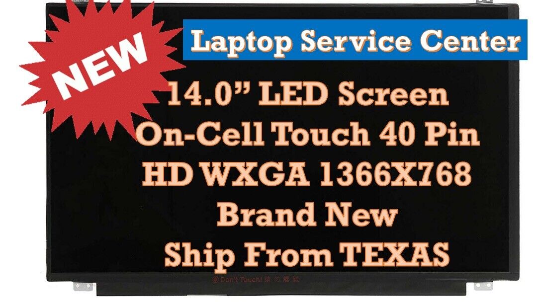 NT140WHM-T01 V8.0 B140XTK01.2 L62005-001 For hp 14-ds 14-da touch screen HD LCD