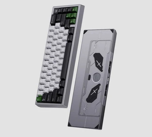 Meletrix Zoom65 V3 Special Silver Panda Edition Keyboard with Matching Keycaps