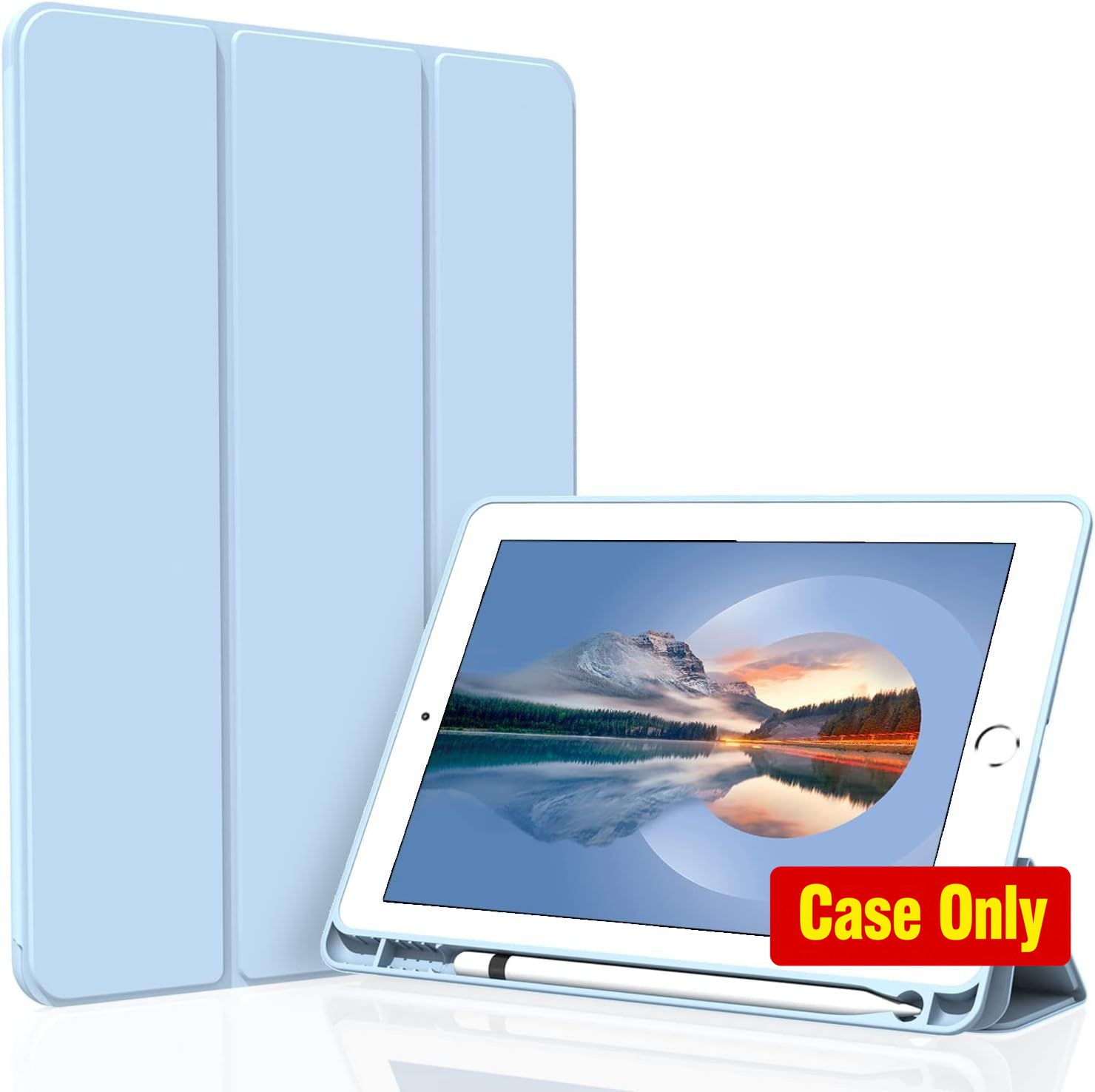 Trifold Stand Cover for iPad Air 3 / Pro 10.5 Inch, Soft Lightweight TPU Shell