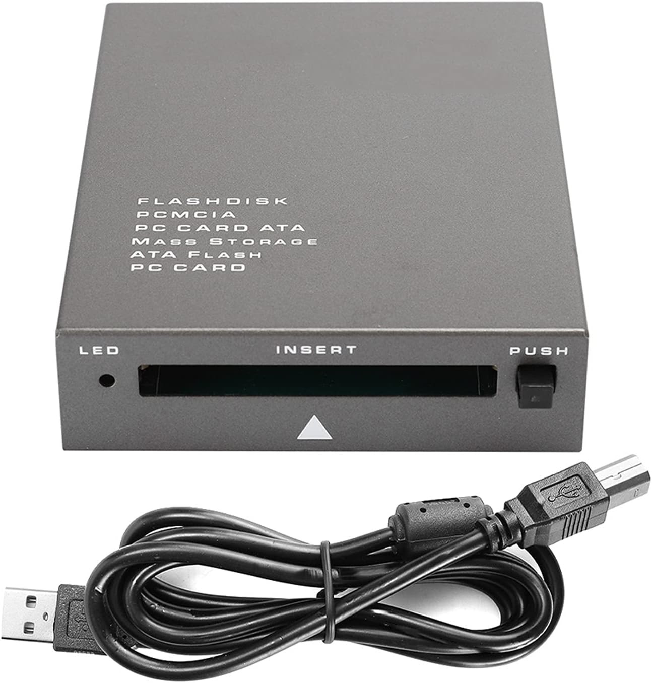 USB 2.0 PCMCIA Card Reader, USB2.0 Interface to PC Card ATA, PCMCIA, PC Card Mem