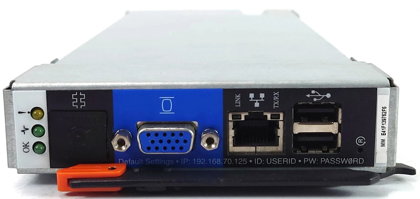 IBM BladeCenter Advanced Management Module AMM 80Y9081 25R5778