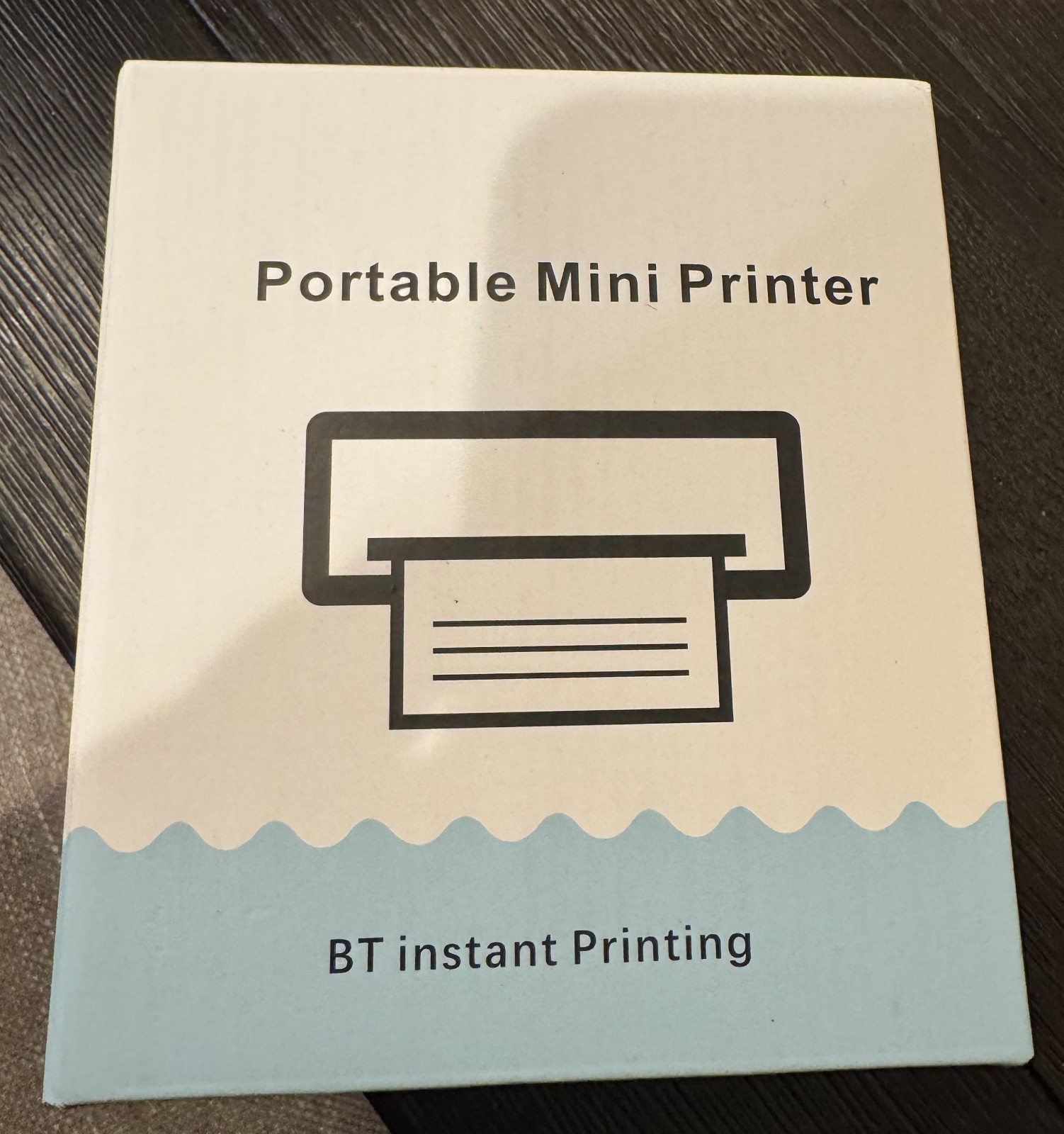 New HuiJukeJi Portable Mini Printer BT Instant Printing