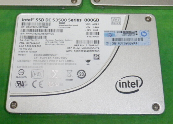 HP Intel SSD DC S3500 800 GB 2.5\