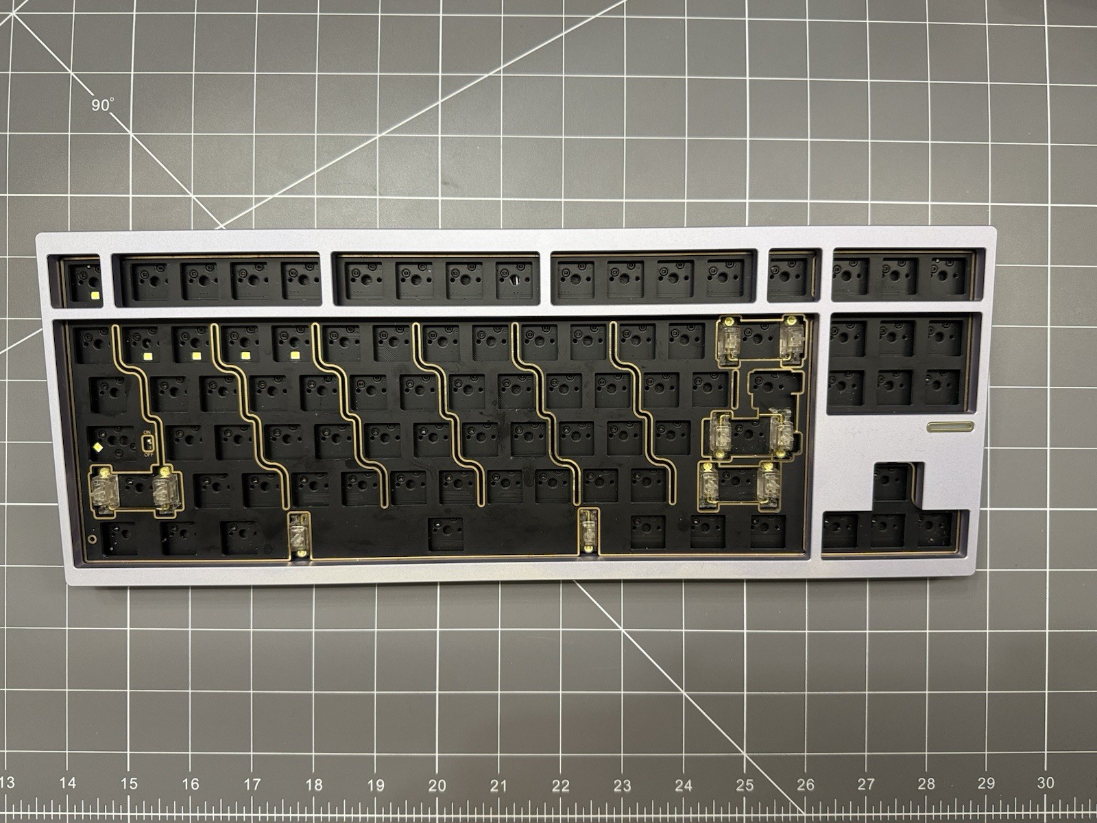 QK80 Mechanical custom Keyboard Lavender