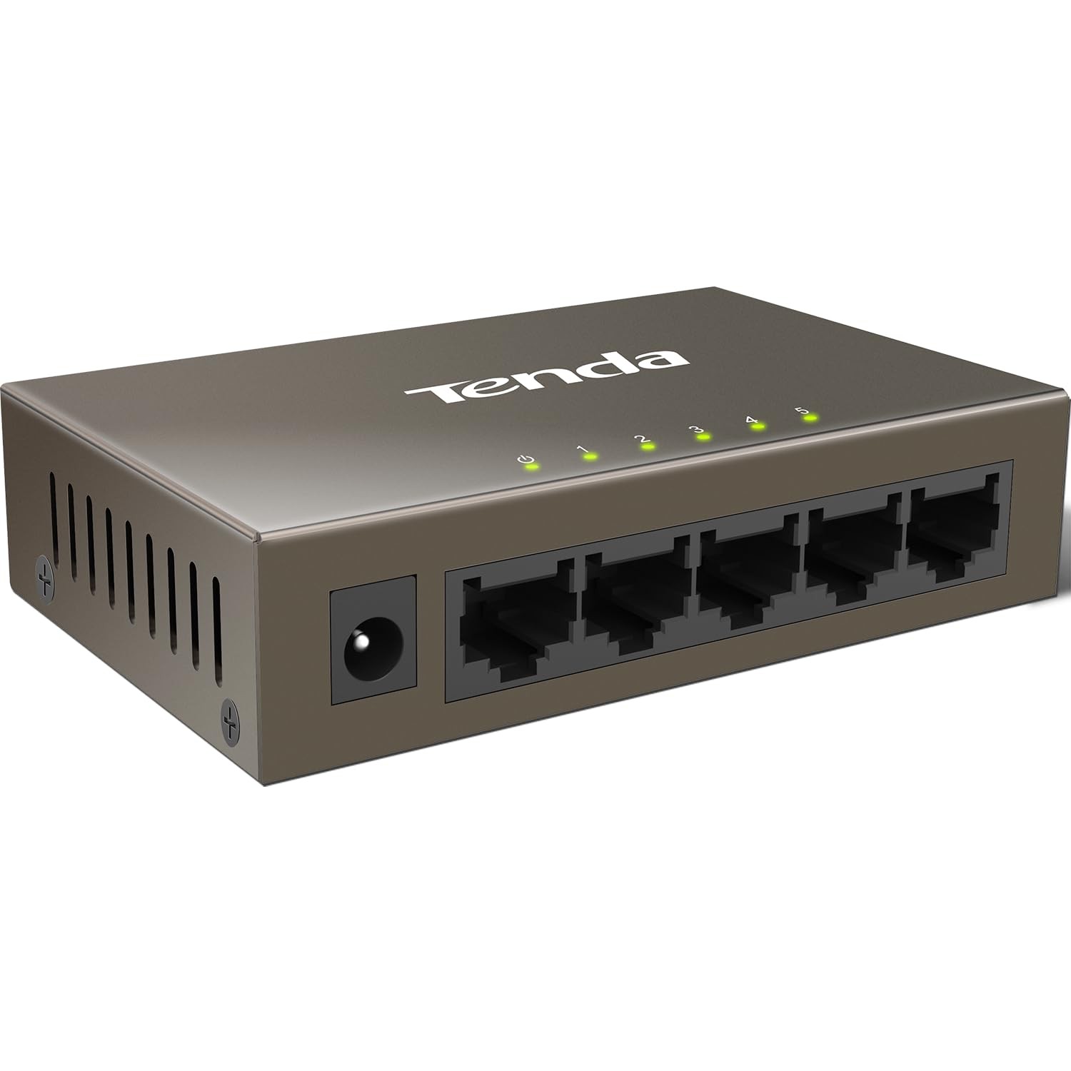 Tenda 5 Port Fast Ethernet Switch | Ethernet Splitter | 5 x 10/100Mbps Ports ...