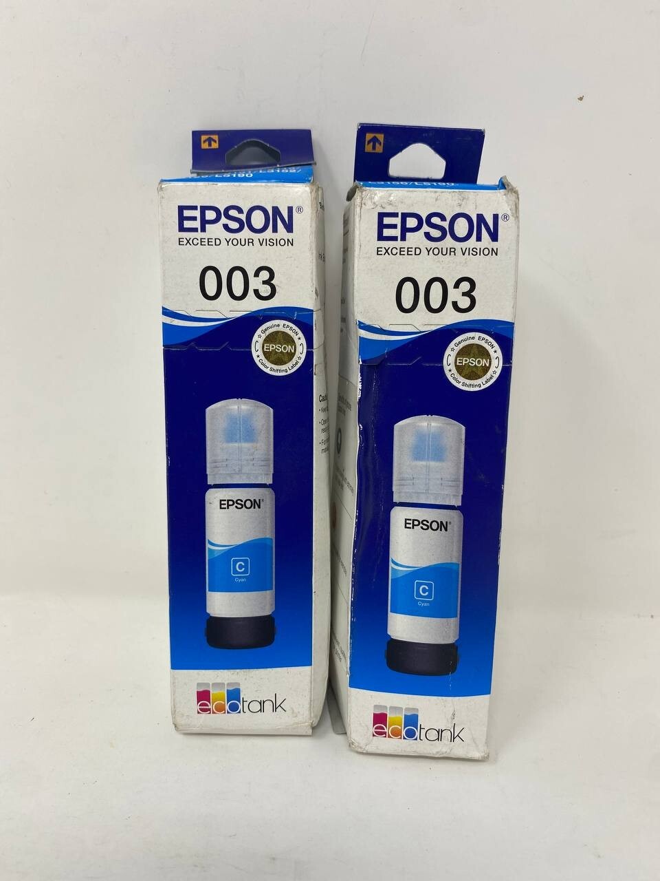 Brand New EPSON T542 EcoTank  Cyan Blue Genuine Pack of 2