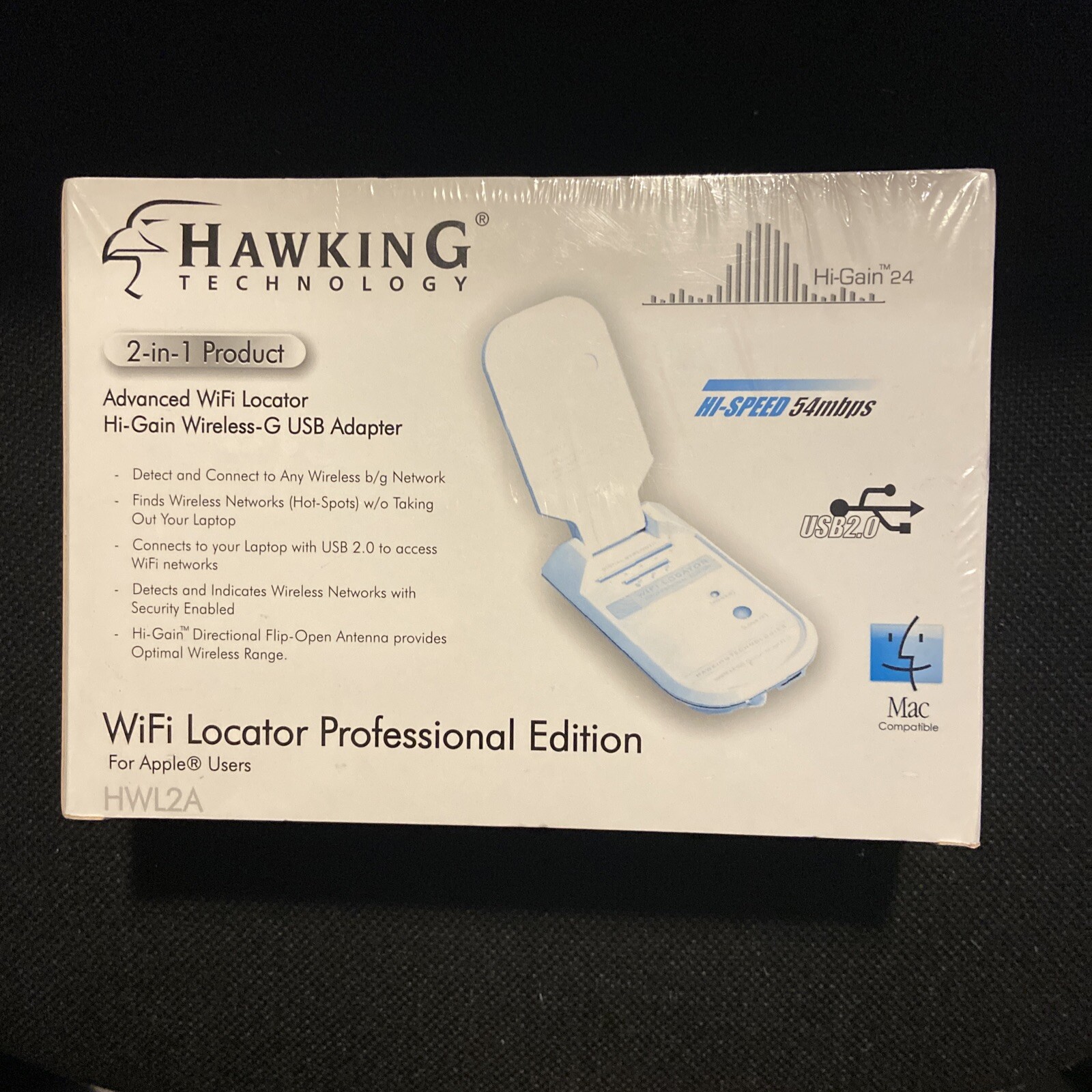 Hawking Technology Hi-Gain Wireless-G HWL2A WiFi  Locator Professional Edition.