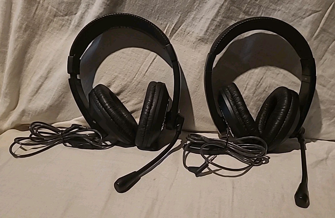 Hamilton Buhl SMART-TREK (Set of 2) Gamer Headset W/ Microphone For Video Gaming