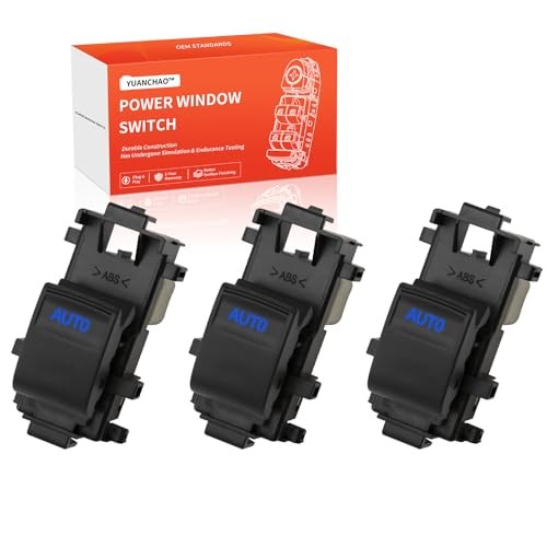 3-Piece Upgrade Kit with Illuminated Power Window Switches LL-ZH-Blue Light