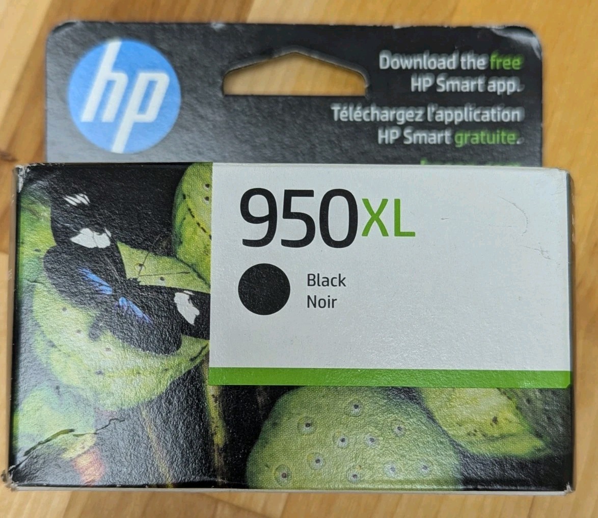 HP 950XL High Yield Black Original Ink Cartridge CN045AN September 2024