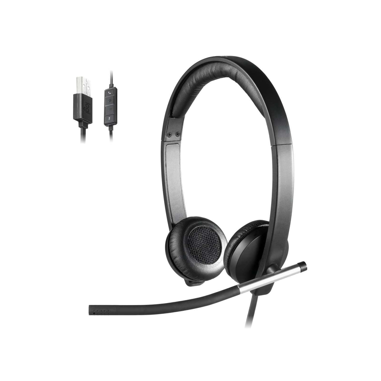 Logitech USB Headset Stereo H650e - Stereo - USB - Wired - 50 Hz - 10 kHz -