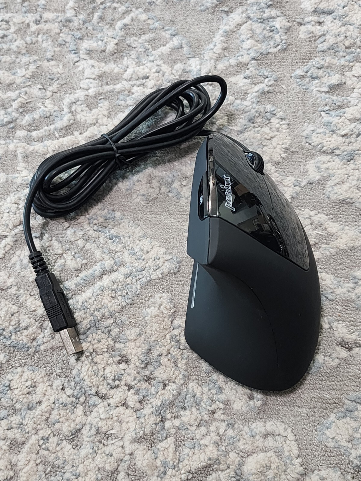 Perixx PERIMICE-513N Black Value Creator Wired Ergonomic Vertical Mouse CHEAP
