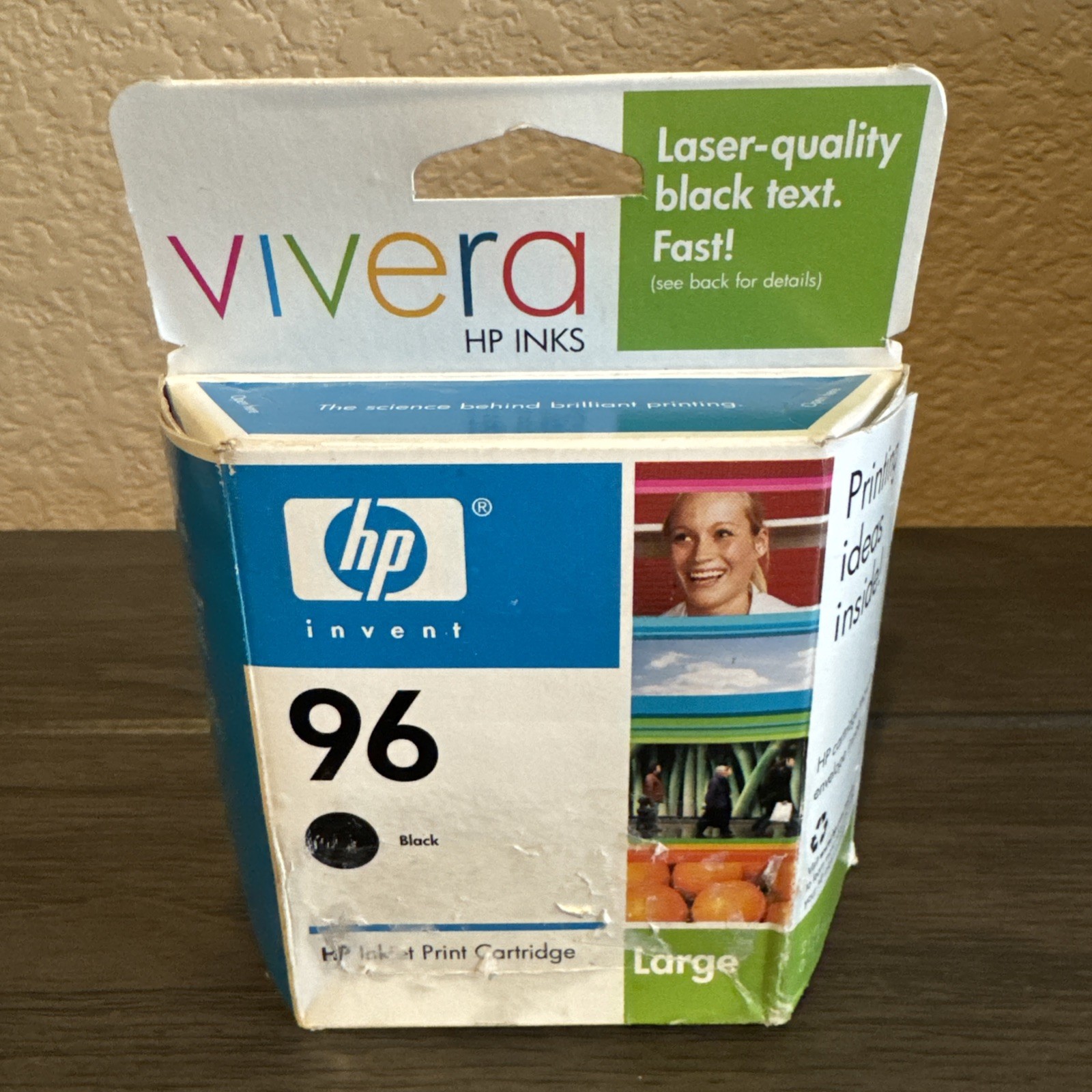 HP Vivera 96 Large, Black Ink Cartridge, C8767WN, New/Sealed