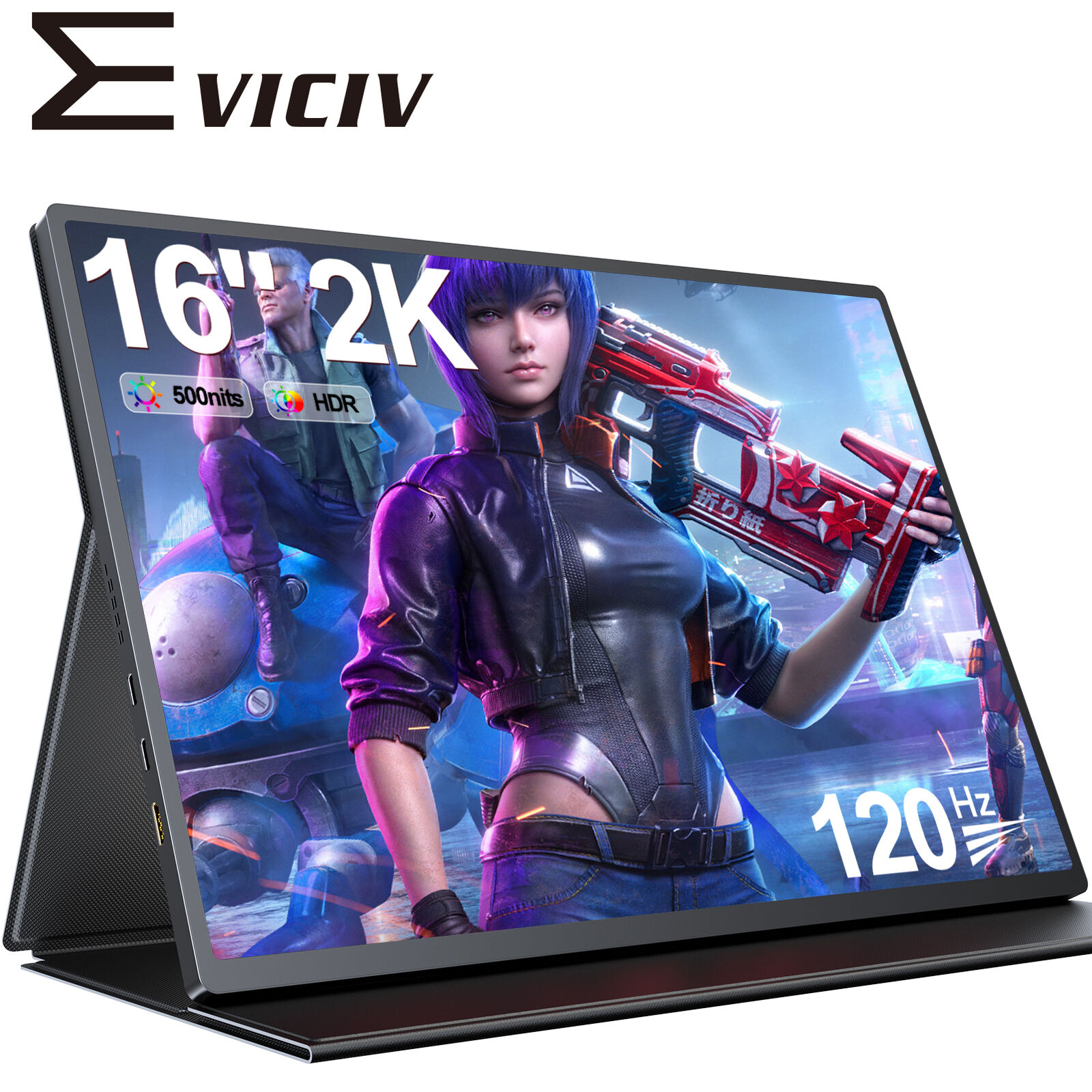 2.5K 2K Portable Monitor EVICIV 16