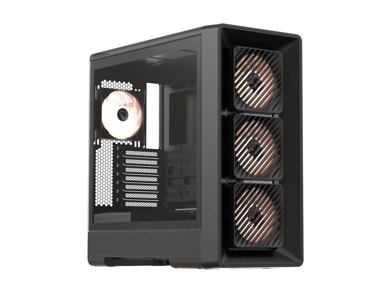 Formula V Line Air Power G10 Black Mid-Tower ATX PC Case, Adjustable 0°/10°