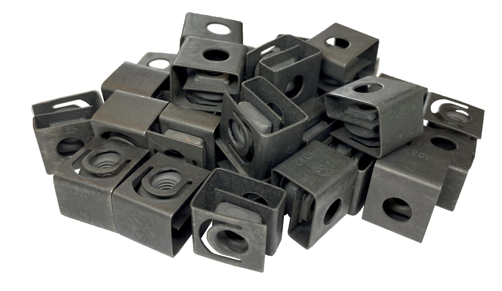 Black 1032 Slideon Cage Nuts 25 Pack USA Made Rack Mount Hardware