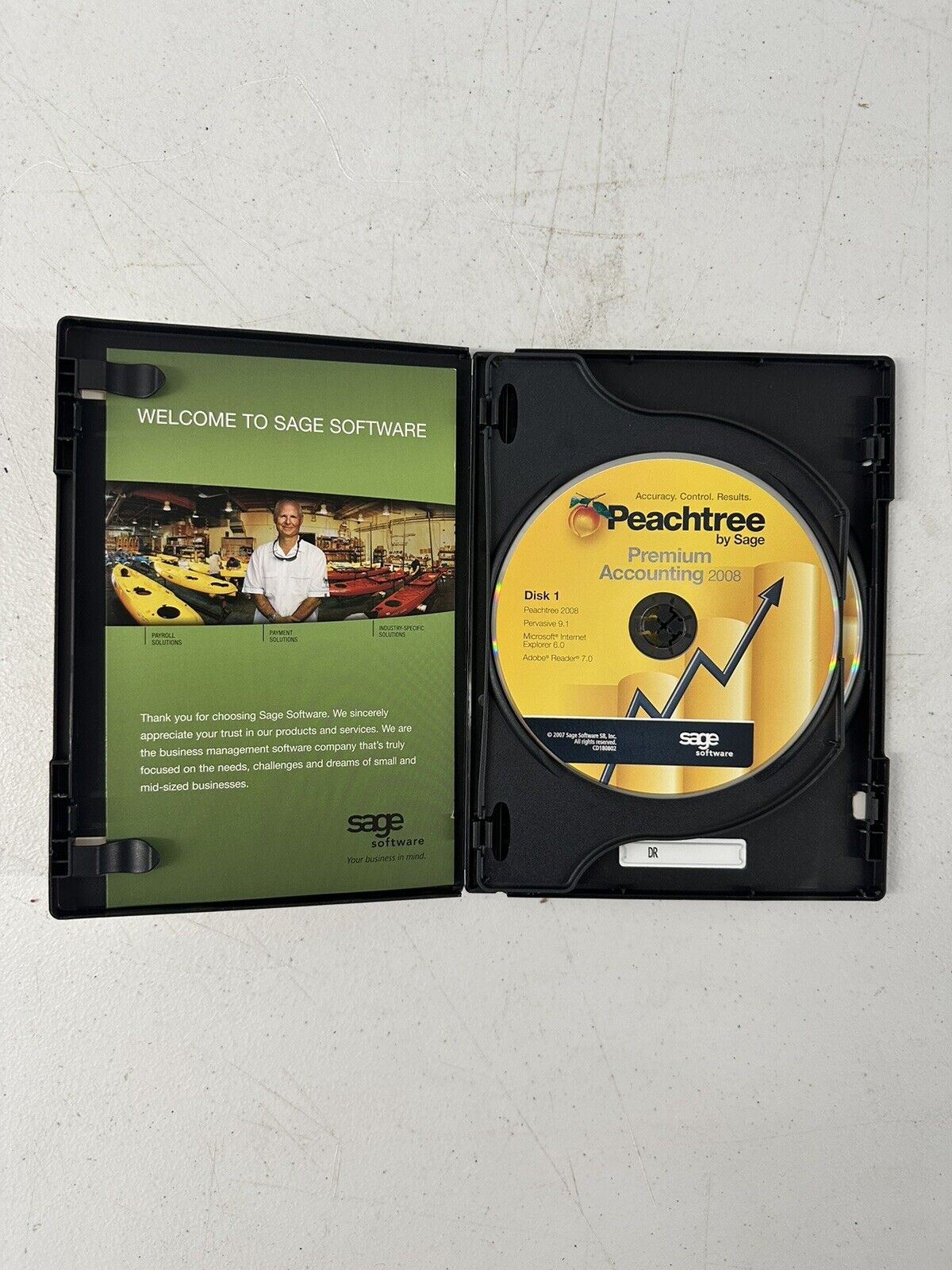 Sage Peachtree Premium Accounting 2008 For Windows PC W/ Serial Number