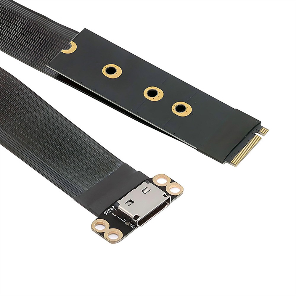 2280 M.2 M-key NGFF PCI-E4.0 to SFF-8612 SFF-8611 Host Oculink Cable for U.2 SSD