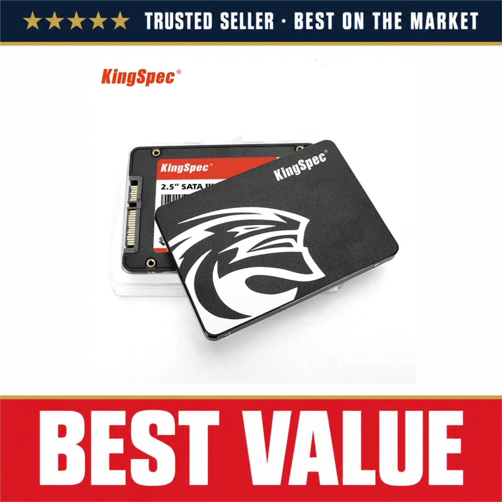 KingSpec 2.5" SATA III Internal SSD 120GB 240GB 480GB 1TB Solid State Drive for