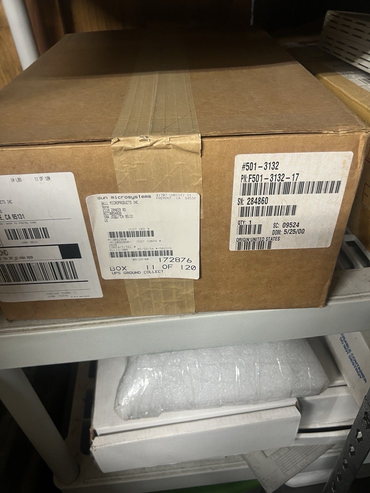 Sun Microsystems 501-3132 Supports 400MHz CPUs System Board Ultra 2 New In Box