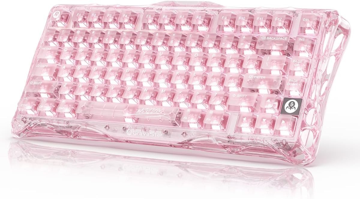 GravaStar Mercury K1 Keyboard Special Edition - Sakura Pink