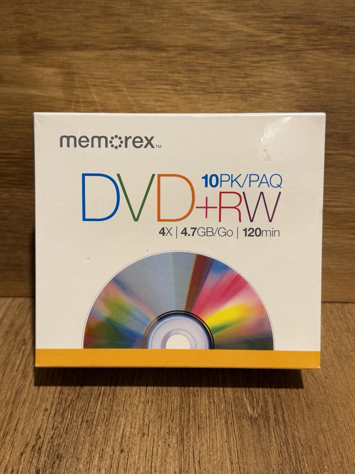 NEW Memorex DVD-RW 4X 4.7GB/Go 10 PACK Rewritable 120 Min Slim Jewel Cases