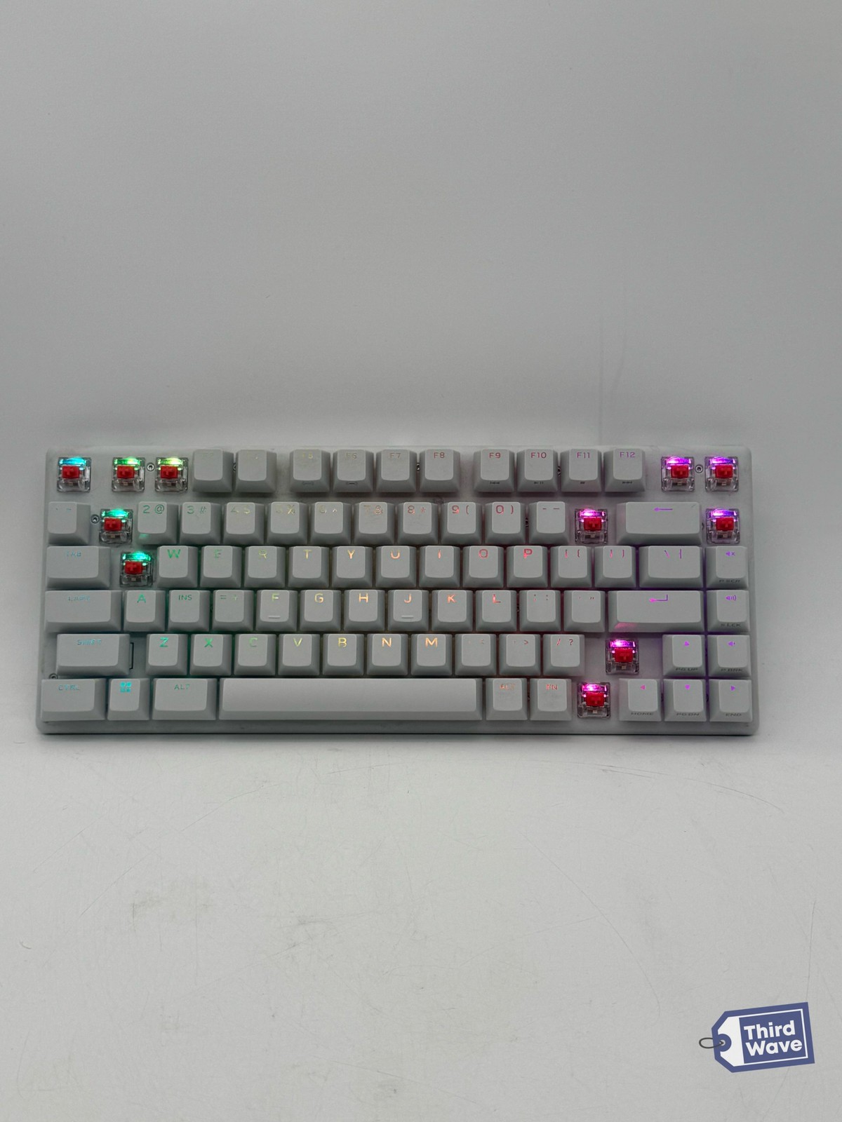 Alienware Pro 75% Wireless Gaming Keyboard Hot-Swappable Switch RGB Lunar Light