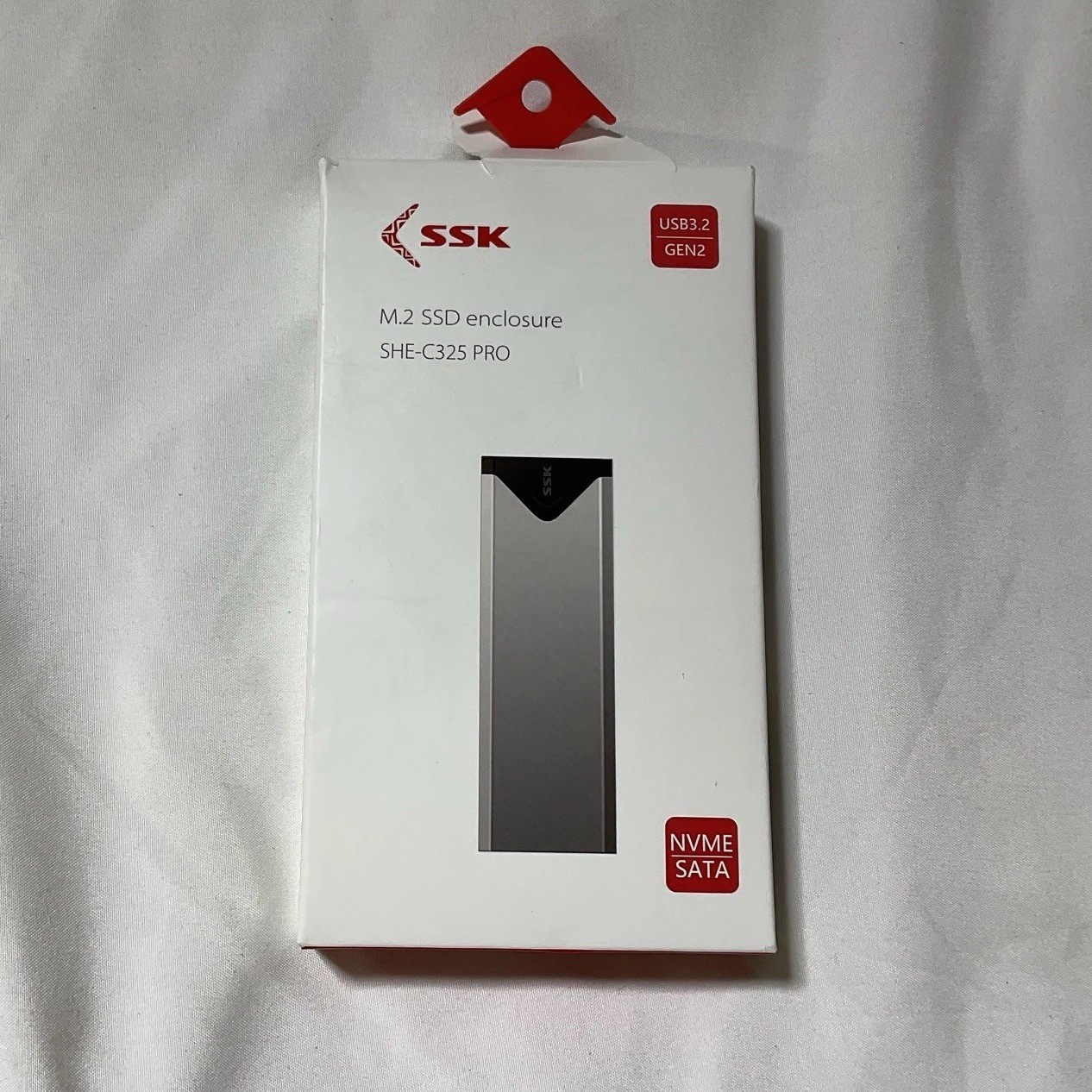 SSK SHE-C325 PRO M.2 NVME SATA SSD Enclosure Adapter USB 3.2 G5