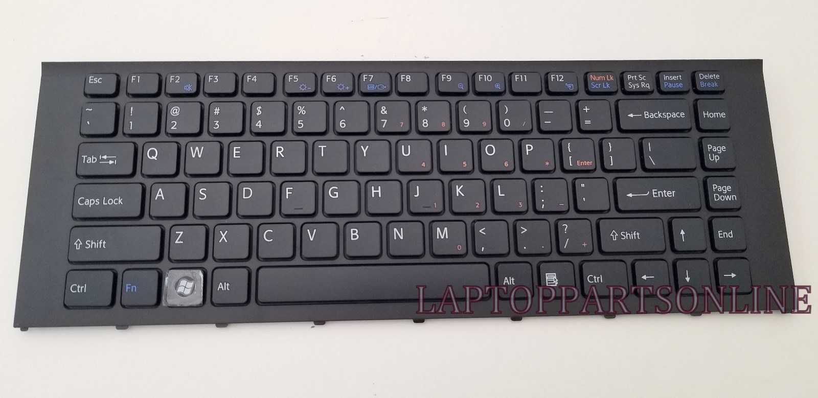 GENUINE NEW SONY VPC-EA25FX VPCEA25FX VPC-EA27FX VPCEA27FX BLACK KEYBOARD FRAME 