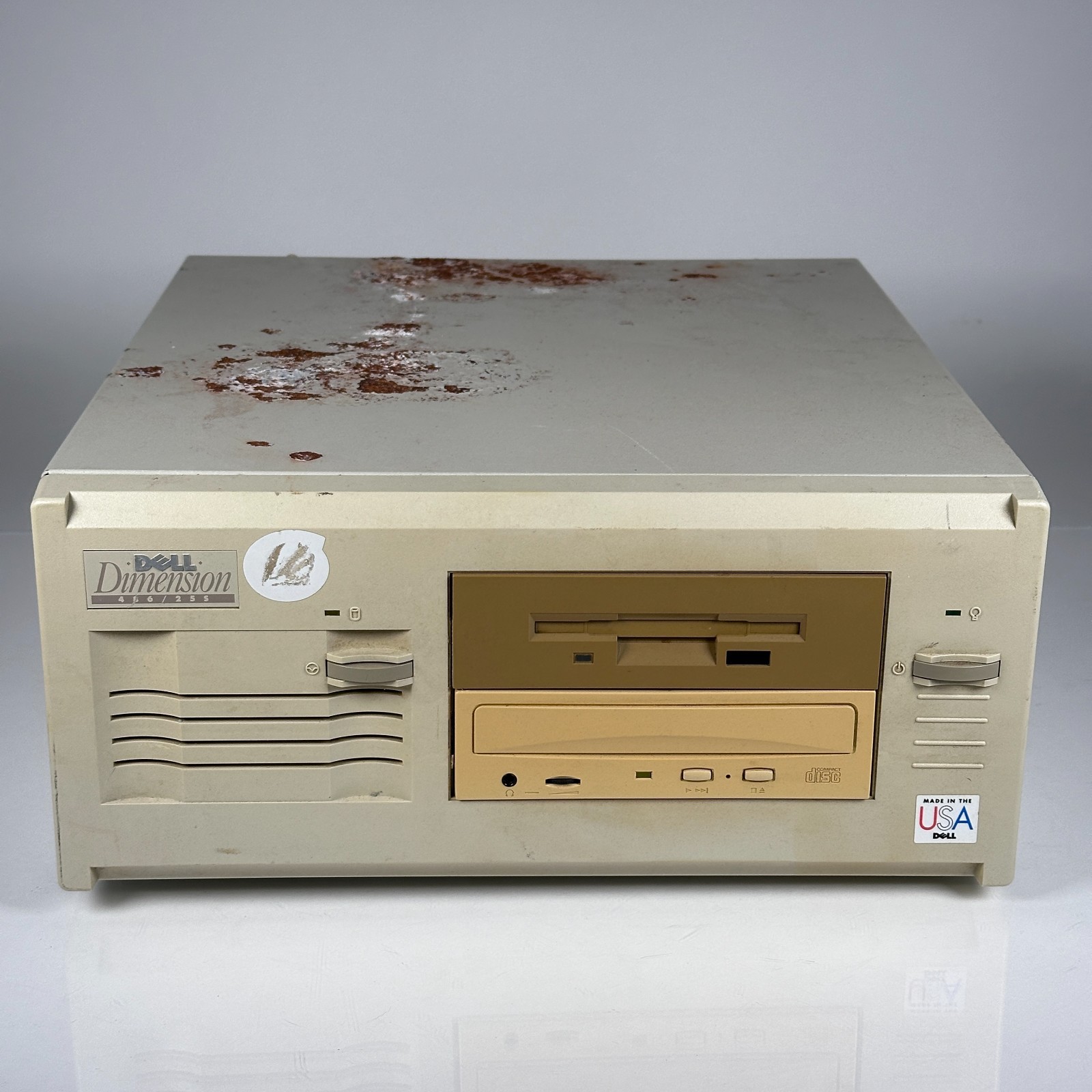 Vintage Dell Dimension 486/25S Computer Retro 