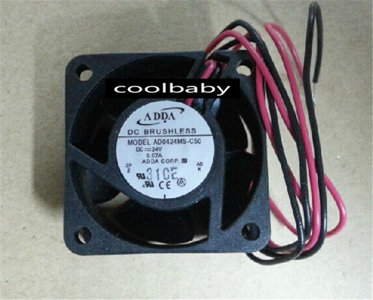 ADDA AD0424MS-C50 fan 4020 24V 2wire 40*40*20mm