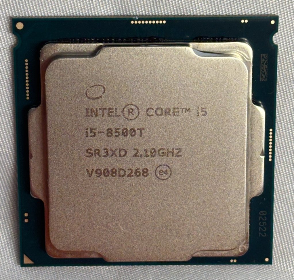 Intel Core i5-8500T, Processor 2.10GHz 9MB CPU Processor - PreOwned