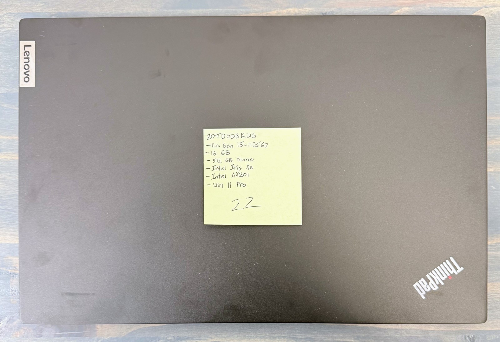 ThinkPad E15 Gen 2 (15”, Intel) Laptop