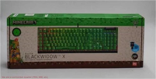 Razer BlackWidow V4 X Wired Mechanical Gaming Keyboard Green Switch Minecraft