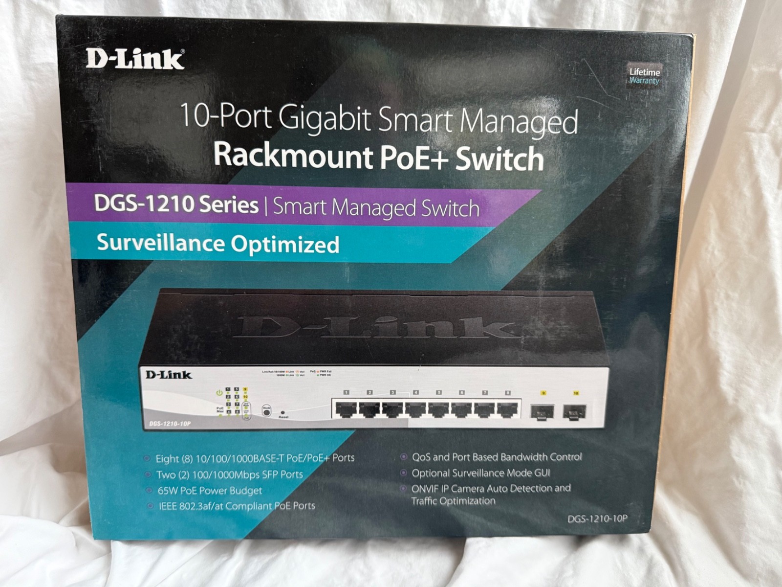 D-Link  Web Smart (DGS-1210-10P) 10-Ports External Ethernet Switch