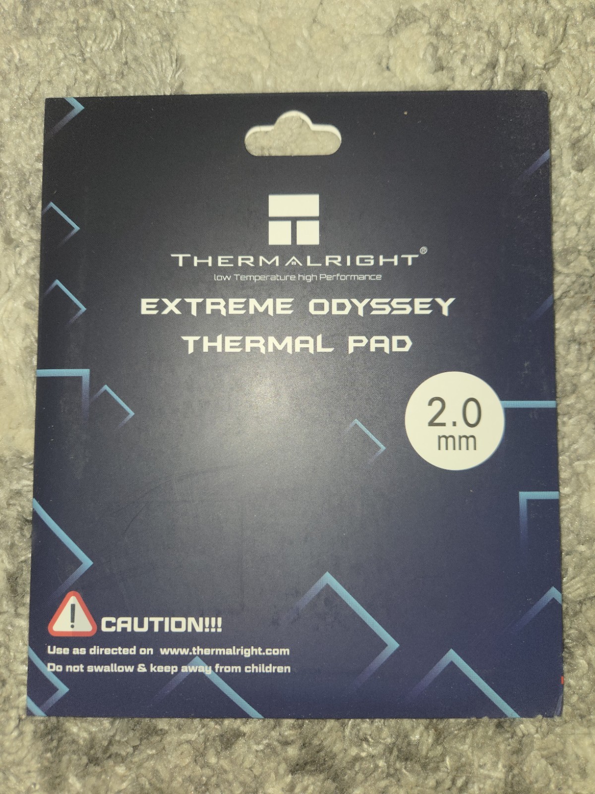 10x Thermalright Extreme Odyssey Thermal Pad 2.0mm 120x120 Blue Blister Packs
